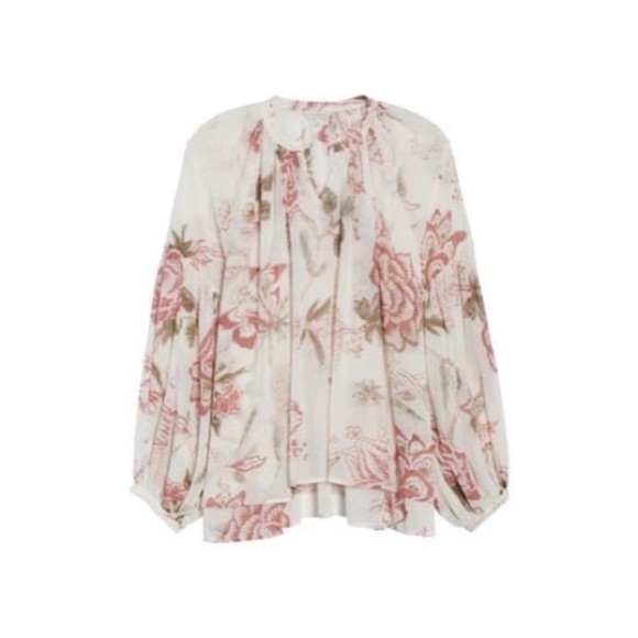 [Lucky Brand]  Floral Loose Blouse - Picture 6 of 8